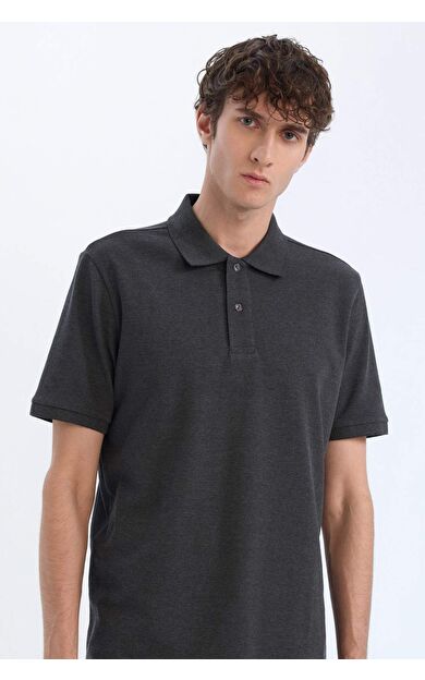 DeFacto Regular Fit Kısa Kollu Basic Düz Pike Kumaş Polo Tişört C1293AX25SPAR163