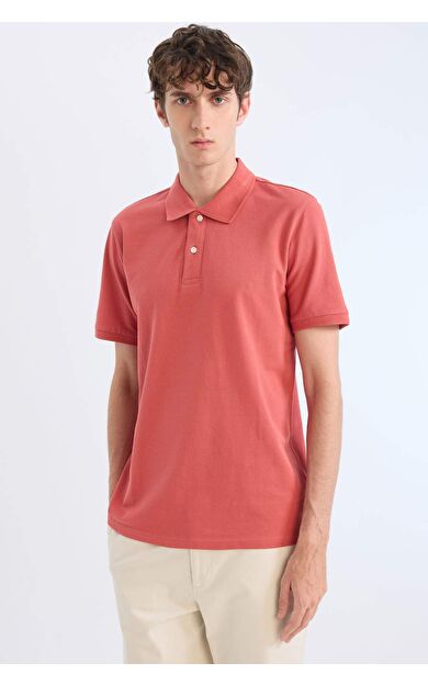 DeFacto Regular Fit Basic Düz Kısa Kollu Pike Polo Tişört C1293AX25SPOG368