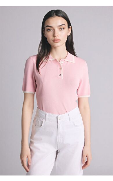 DeFacto Fıtted Polo Yaka Kazak