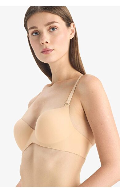 Micro Kaplı Yarım Dolgulu Balenli Tişört Bra-Fall in Love C1525AX25AUBG392