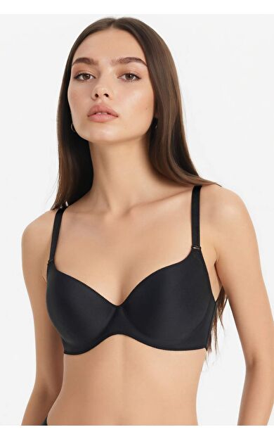 DeFacto Fall in Love Yarım Dolgulu Micro Tişört Bra C1525AX25SPBK81