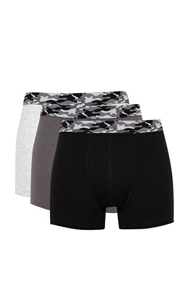 DeFacto Regular Fit 3'lü Boxer C1536AX24AUBK81