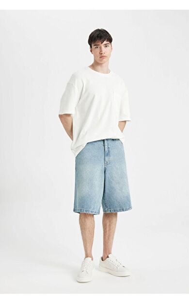 DeFacto Baggy Jean Bermuda