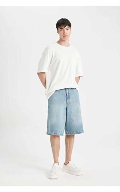 DeFacto Baggy Jean Bermuda