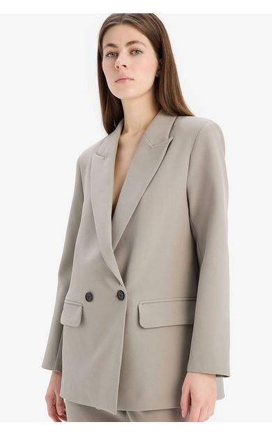 DeFacto Oversize Geniş Kalıp Cepli Blazer Ceket