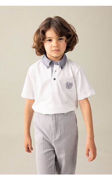 DeFacto DeFactoFit Erkek Çocuk Regular Fit Polo Yaka Kısa Kollu Polo Tişört