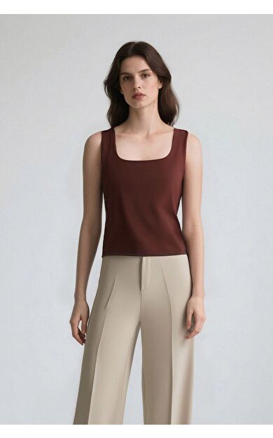 DeFacto Slim Fit Dar Kesim Basic Düz Yuvarlak Yaka Atlet C2622AX25SPBN541