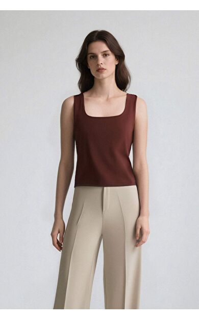 DeFacto Slim Fit Dar Kesim Basic Düz Yuvarlak Yaka Atlet C2622AX25SPBN541