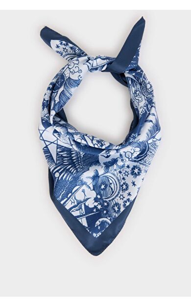 Kadın Desenli Fular