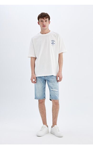 DeFacto Slim Fit Jean Bermuda C2696AX24SMNM39