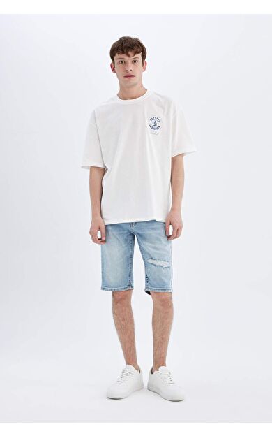 Slim Fit Jean Bermuda C2696AX24SMNM39