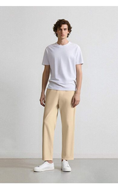 DeFacto Bol Rahat Kesim Wide Leg Yazlık Keten Pantolon C2727AX25SPBG760