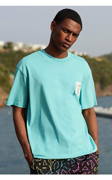 DeFactoFit Regular Fit Bisiklet Yaka Baskılı Kısa Kollu Tişört C2730AX24SMGN1221