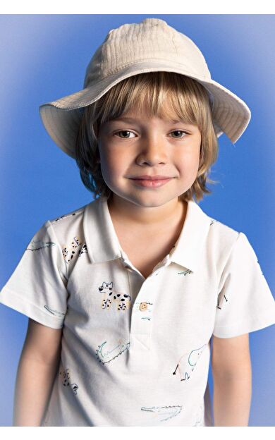 DeFactoFit Erkek Bebek Müslin Bucket Şapka