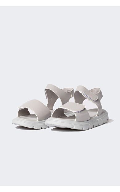 Kız Çocuk Cırt Cırtlı Tırtıklı Taban Sandalet