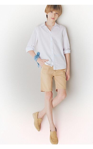 DeFacto Erkek Çocuk Regular Fit Gabardin Şort C2955A825SMBG387