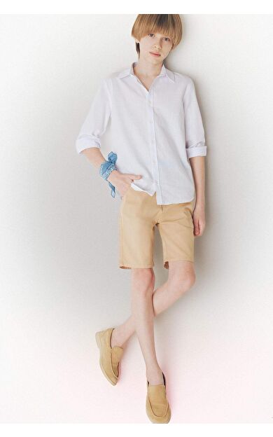 DeFacto Erkek Çocuk Regular Fit Gabardin Şort C2955A825SMBG387