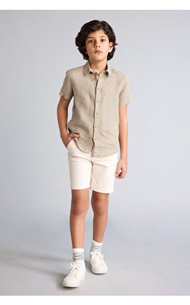 Gabardin Şort Erkek Çocuk