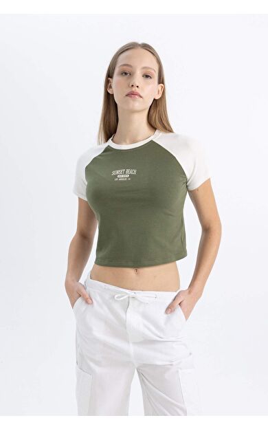 DeFacto DeFactoFit Coool Fitted Kısa Kollu Tişört C3115AX24SMKH210