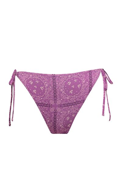 DeFacto Fall in Love Regular Fit Şal Desenli Bikini Alt C3177AX24SMPR442