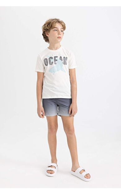DeFacto DeFactoFit Erkek Çocuk Deniz Şortu C3195A824HSBK27