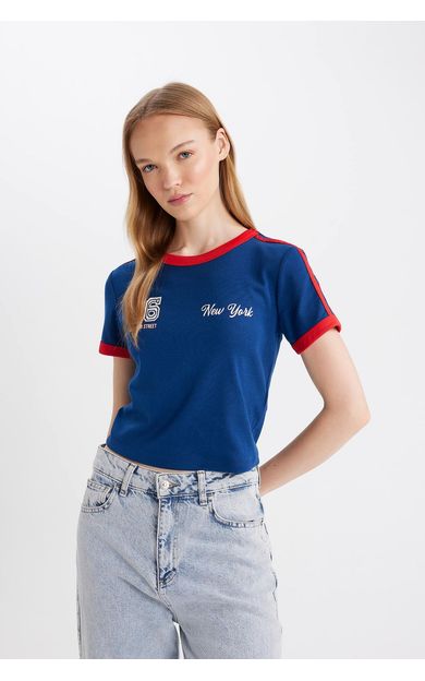 DeFacto DeFactoFit Coool Fitted Modal Kısa Kollu Tişört C3205AX24SPNV30
