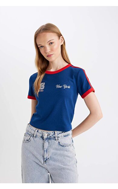 DeFactoFit Coool Fitted Modal Kısa Kollu Tişört C3205AX24SPNV30