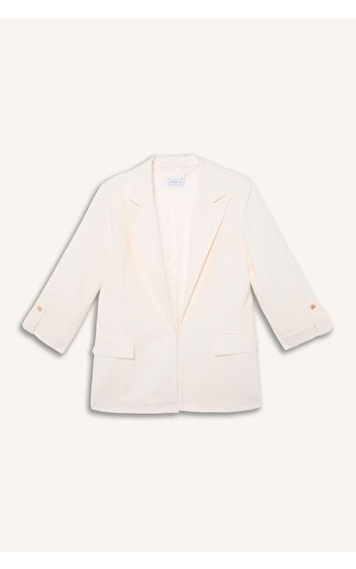 DeFacto Oversıze Ceket Yaka Basic Blazer Ceket