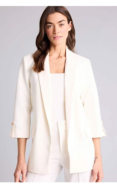 DeFacto Oversıze Ceket Yaka Basic Blazer Ceket