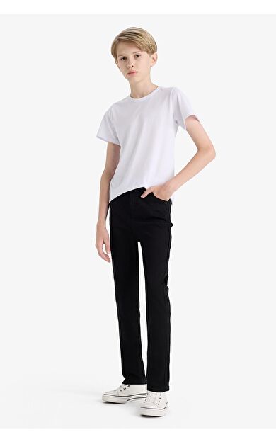 DeFacto Erkek Çocuk Slim Fit Dar Kesim Düz Paça Jean Pantolon