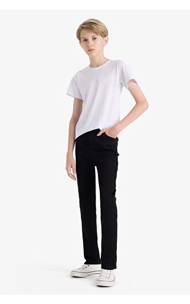 DeFacto Erkek Çocuk Slim Fit Dar Kesim Düz Paça Jean Pantolon