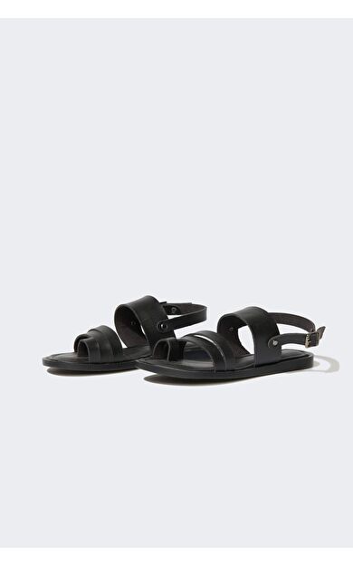 DeFactoFit Kadın Slip On Düz Taban Sandalet C3735AX24HSBK26