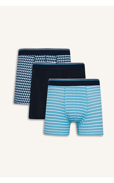 DeFacto Regular Fit Baskılı 3'lü Boxer C3848AX25AUNV135