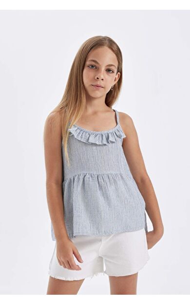 DeFactoFit Kız Çocuk Askılı Bluz