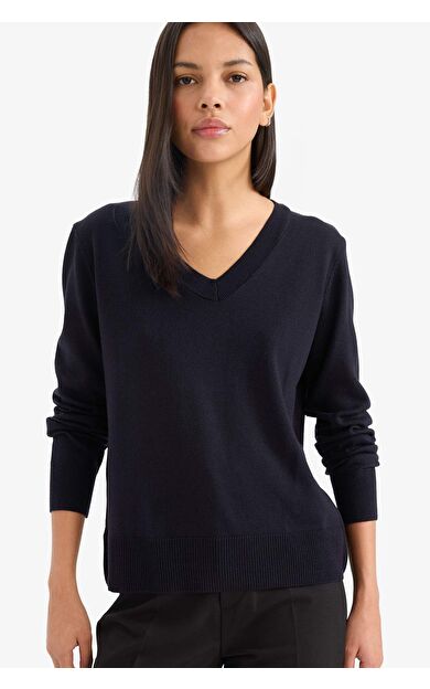 Relax Fit V Yaka Kazak