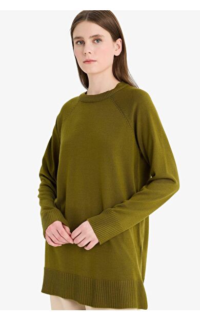 DeFacto Regular Fit Bisiklet Yaka Tunik