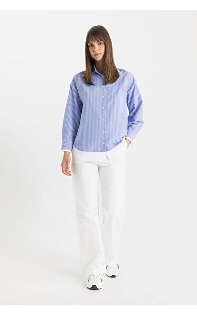 DeFacto Wide Leg Gabardin Pantolon