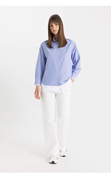 DeFacto Wide Leg Gabardin Pantolon