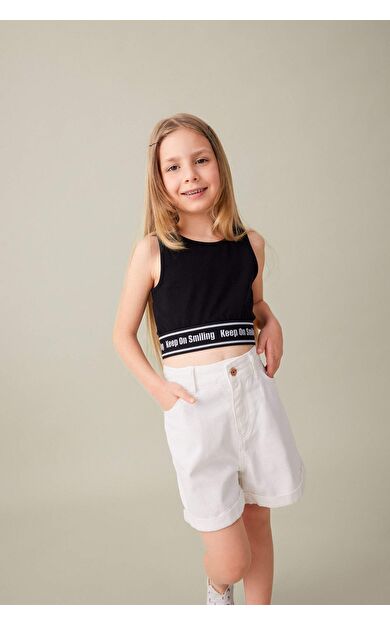 DeFactoFit Kız Çocuk Bisiklet Yaka Atlet C4719A824SMBK81