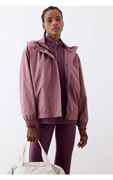 DeFactoFit Su İtici Regular Fit Kapüşonlu Yağmurluk C4949AX25AUBR97