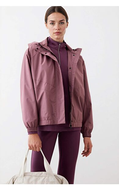 DeFacto DeFactoFit Su İtici Regular Fit Kapüşonlu Yağmurluk C4949AX25AUBR97