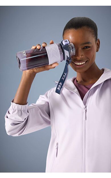 DeFactoFit Su İtici Regular Fit Kapüşonlu Fermuarlı İpek Kumaş Yağmurluk C4952AX25AUPR497