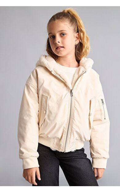 DeFacto Kapüşonlu Mont Kız Çocuk