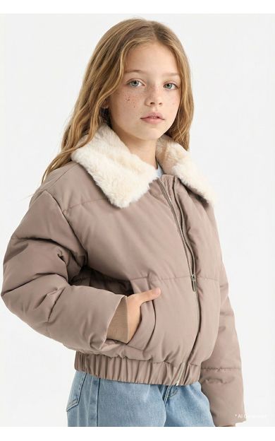 DeFacto Kız Çocuk Mont C5388A825AUBN298
