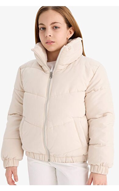 Kız Çocuk Pelüş Astar Mont