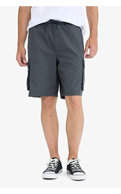 Kargo Fit Gabardin Bermuda Şort