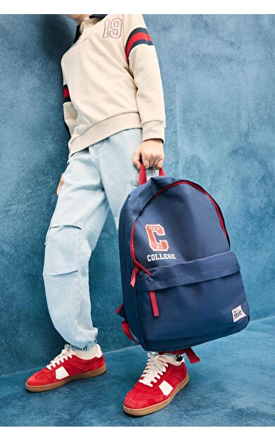 DeFactoFit Unisex Çocuk Oxford Okul Çantası