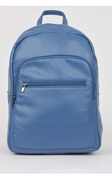 DeFacto DeFactoFit Unisex Suni Deri Okul Çantası