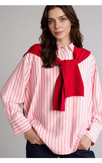 DeFacto Relax Fıt Baskılı Uzun Kollu Tunik