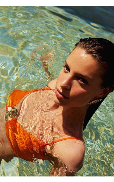 Declara x DeFacto Tokalı Bikini Üstü C5807AX24HSOG313